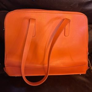 Jack George’s orange tote